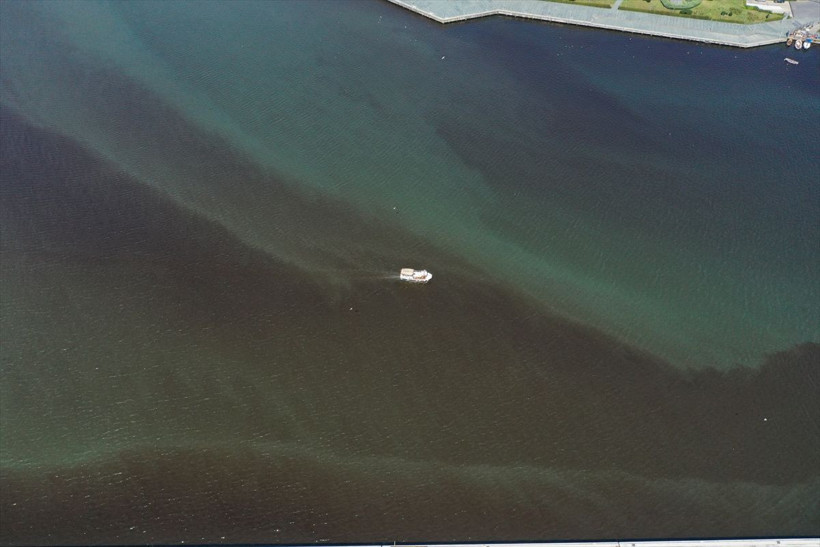 İstanbul Haliç'te suyun rengi değişti - Resim: 2