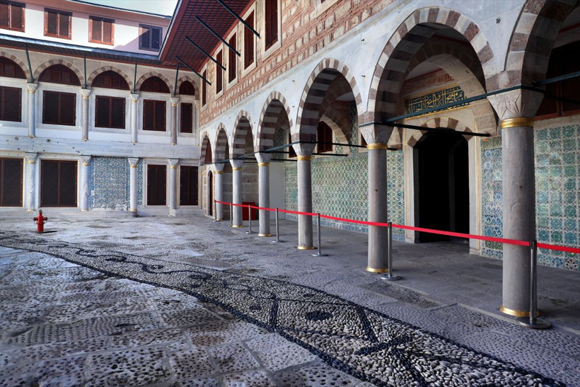 Topkapı Sarayı'nda çalışmalar sona erdi! O kısım ilk defa ziyarete açıldı - Resim: 1