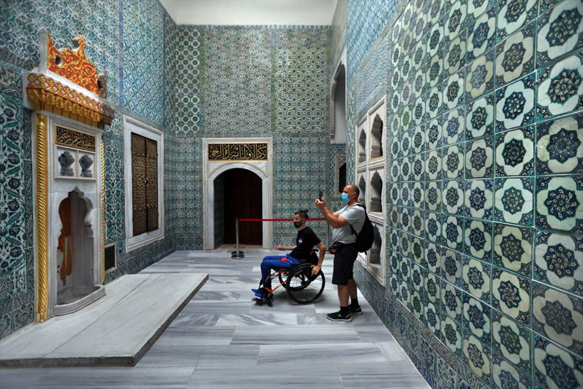 Topkapı Sarayı'nda çalışmalar sona erdi! O kısım ilk defa ziyarete açıldı - Resim: 2