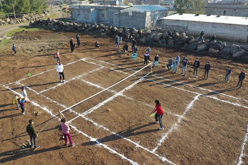 Bakan söz vermişti! Viranşehir'de tenis kortu 1 buçuk ayda tamamlandı - Resim: 1