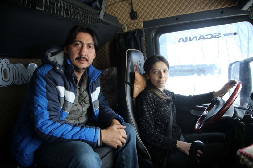 Kastamonulu çiftin hayatları "Ömrüm" adını verdikleri tırda geçiyor! Kamyon evleri oldu - Resim: 2