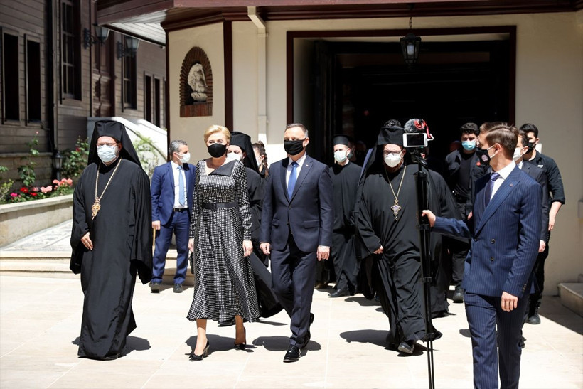Türk SİHA'sı alan ilk NATO ülkesi Polonya'nın Cumhurbaşkanı Duda İstanbul'da! Önce Patrikhane sonra Polonezköy - Resim: 3