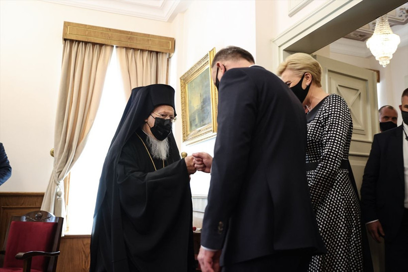 Türk SİHA'sı alan ilk NATO ülkesi Polonya'nın Cumhurbaşkanı Duda İstanbul'da! Önce Patrikhane sonra Polonezköy - Resim: 4