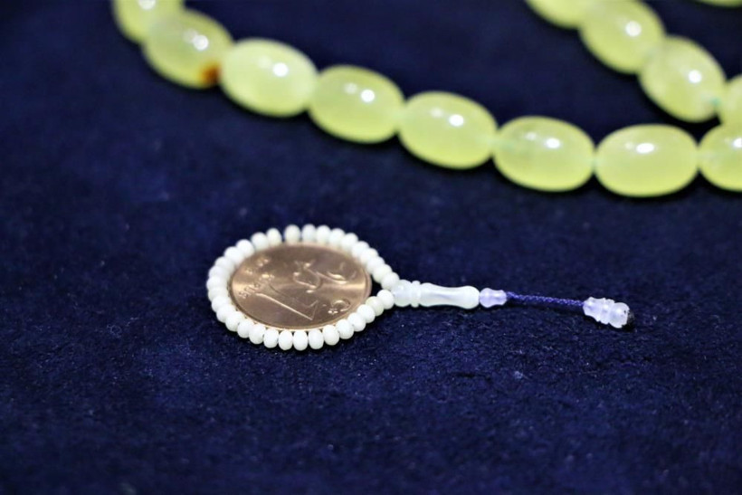 50 milyon yıllık fosil kullandı! Elazığ'da dünyanın en küçük tespihini yaptı Guinness'e aday - Resim: 2