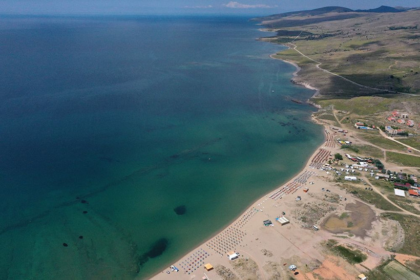 Gökçeada'nın güney sahilinde müsilaj görüntüsü - Resim: 1