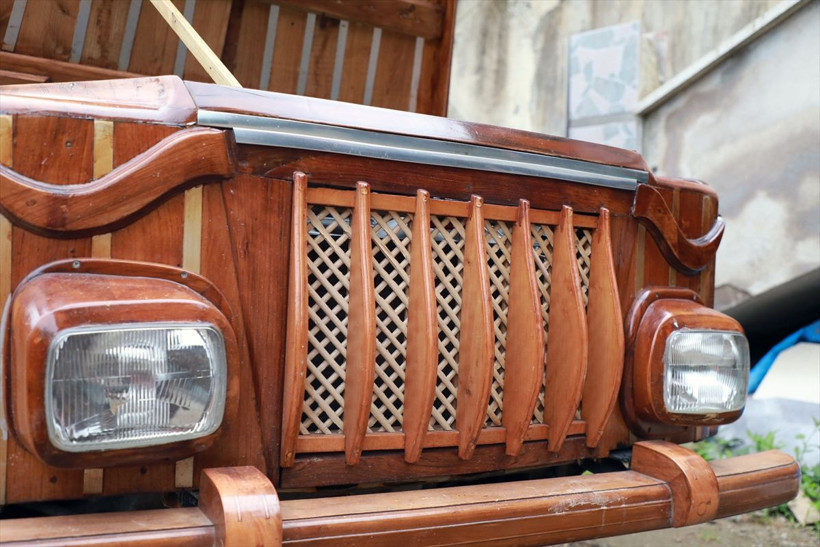 Otomobilini ahşap kamyonete çevirdi Rizeli marangoza İngiltere'den bile talip var - Resim: 1