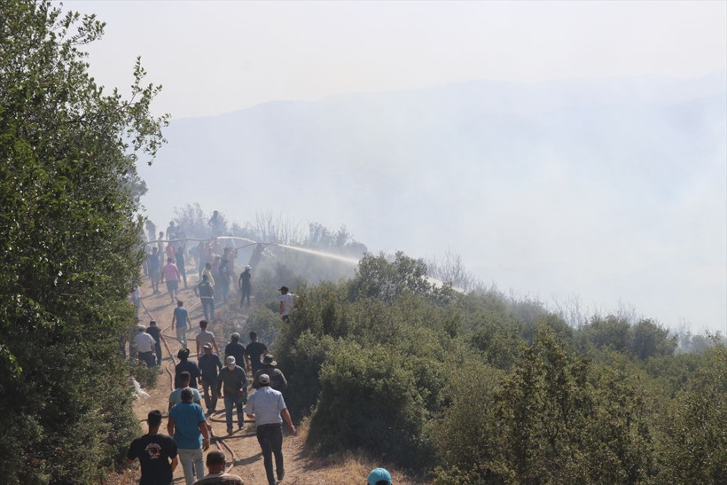 Denizli'de kontrol altına alınan yangın bölgesinde korkulan oldu! Yeniden alevler yükseldi - Resim: 2