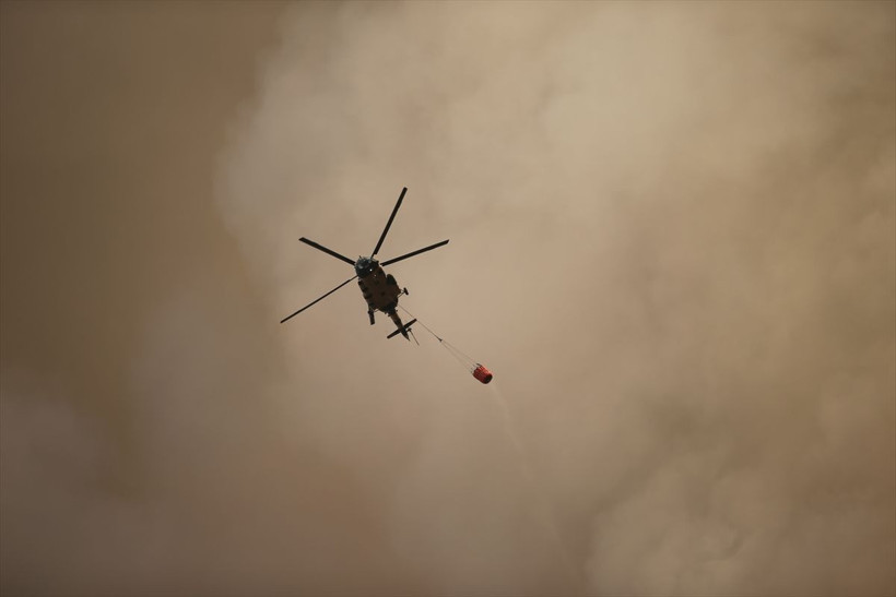 Muğla Milas'ta yangının tehdit ettiği 2 mahalledeki vatandaşlar tahliye edildi - Resim: 2