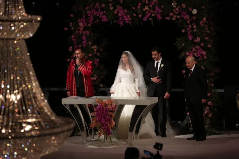 Aydın Doğan, Binali Yıldırım ve Devlet Bahçeli düğünde buluştu! - Resim: 2