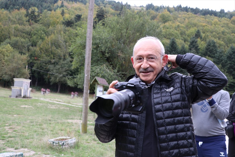 CHP lideri Kemal Kılıçdaroğlu Abant Gölü'nde yürüyüş yaptı, fotoğraf çekti - Resim: 1