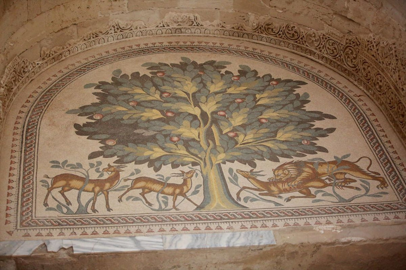 Filistin'in Eriha kentinde saray zemininde yer alıyor görüntüler ilgi çekti - Resim: 4