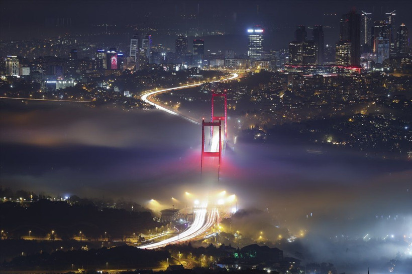 İstanbul'da sis, kartpostallık görüntüler oluşturdu - Resim: 4