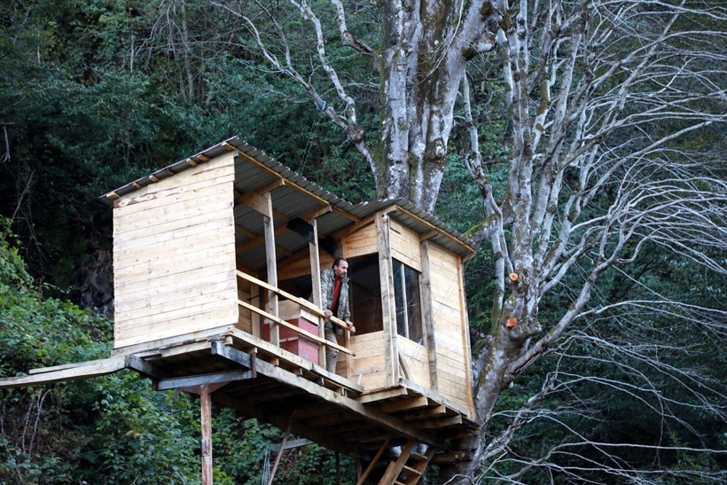 Rize'de stres atmak için yaptığı evi gören şaştı kaldı: Titreye titreye getirdik - Resim: 3