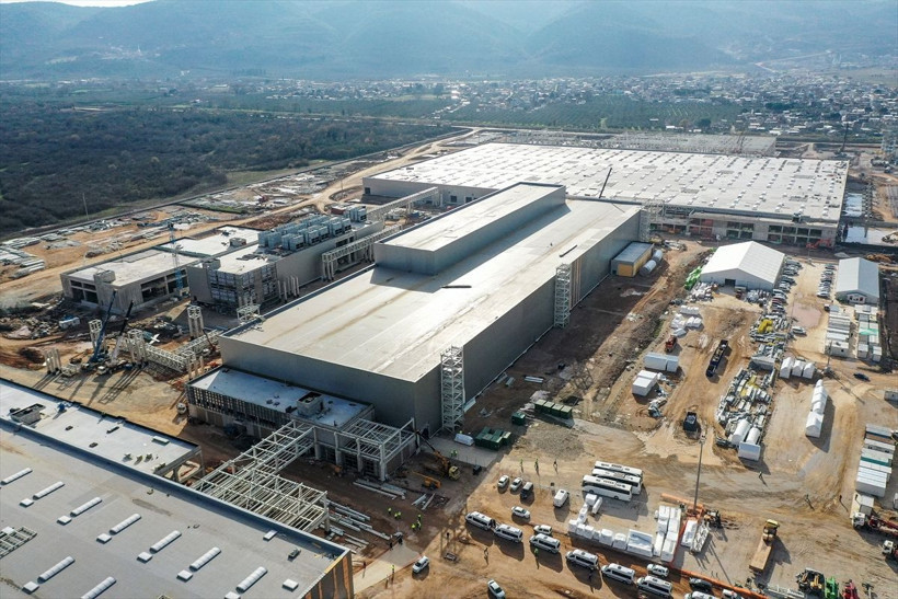 TOGG'un Gemlik'teki üretim tesisin inşaat çalışmaları drone ile havadan görüntülendi - Resim: 2