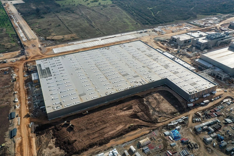 TOGG'un Gemlik'teki üretim tesisin inşaat çalışmaları drone ile havadan görüntülendi - Resim: 3