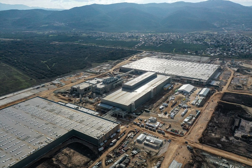TOGG'un Gemlik'teki üretim tesisin inşaat çalışmaları drone ile havadan görüntülendi - Resim: 4
