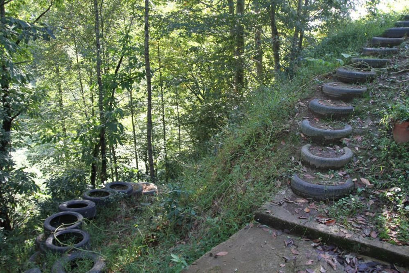 Evine ulaşmak için yaptı: 400 tane lastik kullandı ve 2 buçuk senede tamamladı! - Resim: 1