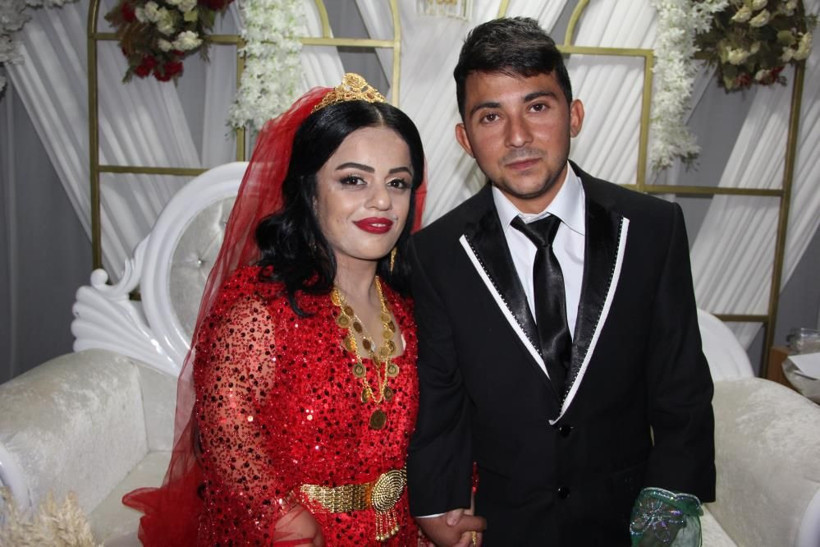 Boyları küçük aşkları büyük: EKPSS’de tanıştılar, aşiret düğünüyle dünya evine girdiler! - Resim: 1