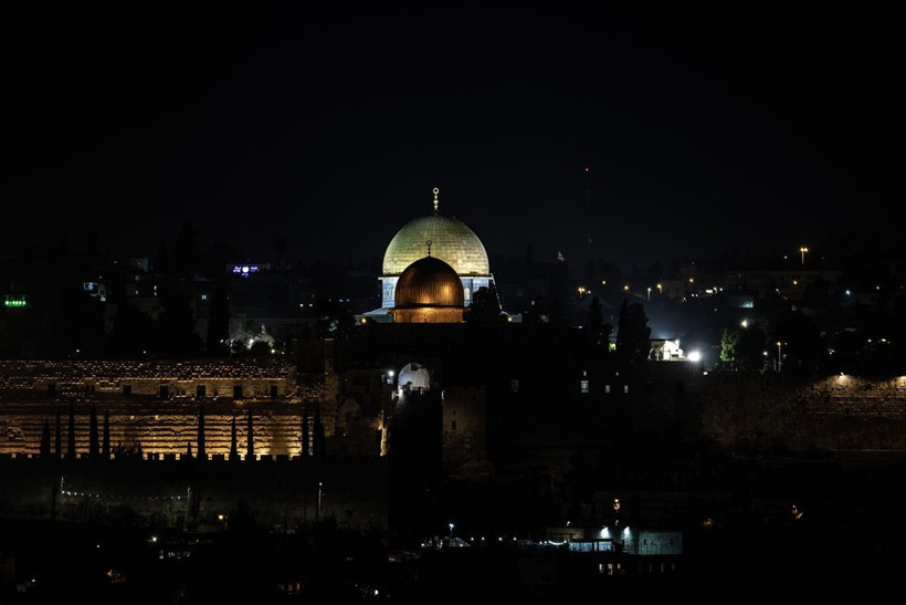 Mescid-i Aksa'da hilal, Kubbet'üs-Sahra Camii'yle buluştu! Muheteşem fotoğraflar - Resim: 4