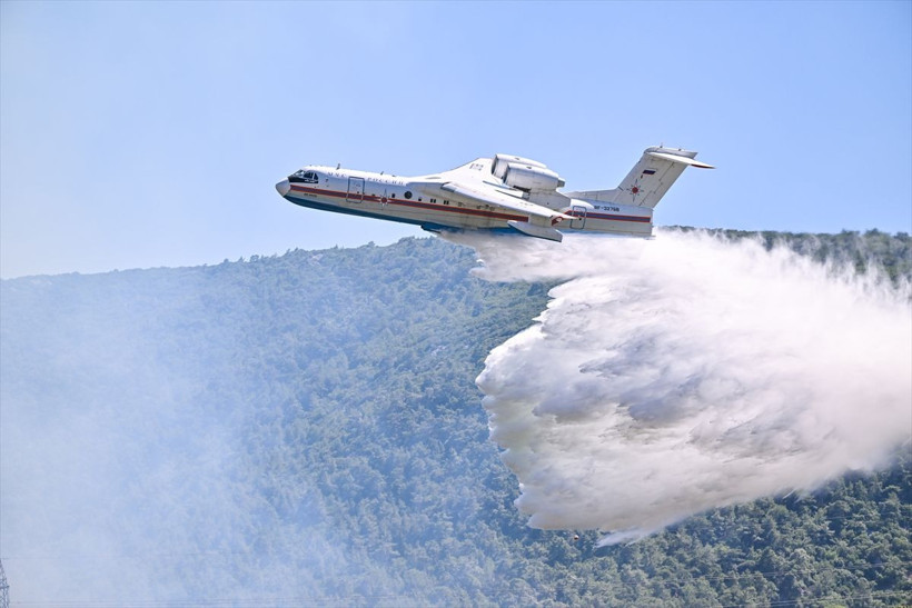 İzmir'de alev alan otomobil orman yangınına yol açtı! İzmir-Çeşme Otoyolu ulaşıma kapatıldı - Resim: 2