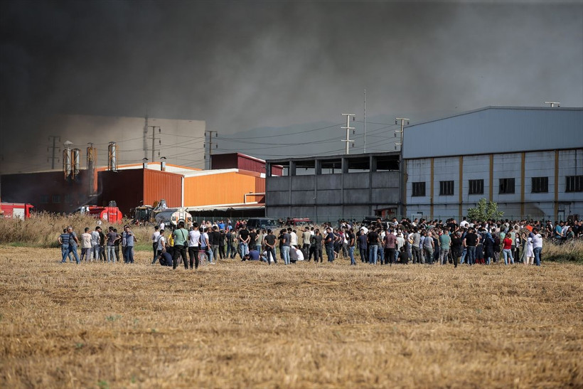 Bursa'da büyük fabrika yangını! 4 fabrika alev topuna döndü! - Resim: 3