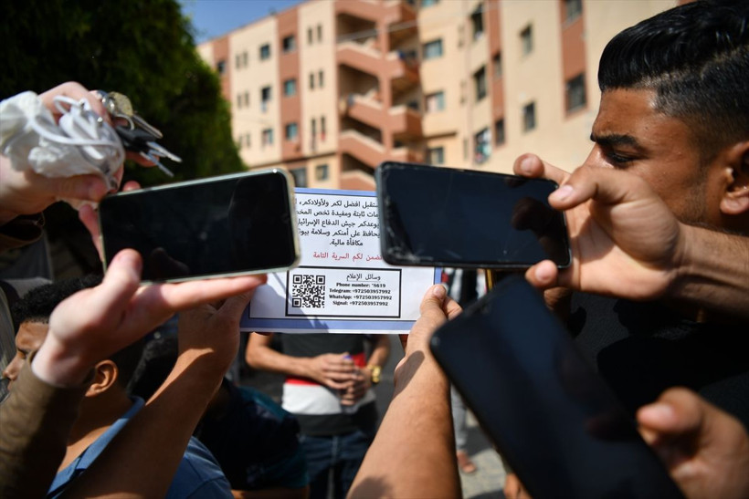 İsrail ordusu Gazze'ye havadan ilan attı!  "Güvenlik ve para" teklif ettiler - Resim: 3