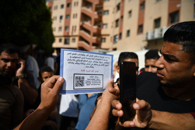 İsrail ordusu Gazze'ye havadan ilan attı!  "Güvenlik ve para" teklif ettiler - Resim: 4