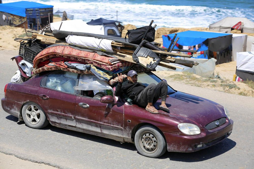 İsrail durmuyor! Binlerce kişi Refah'tan göç ediyor - Resim: 2