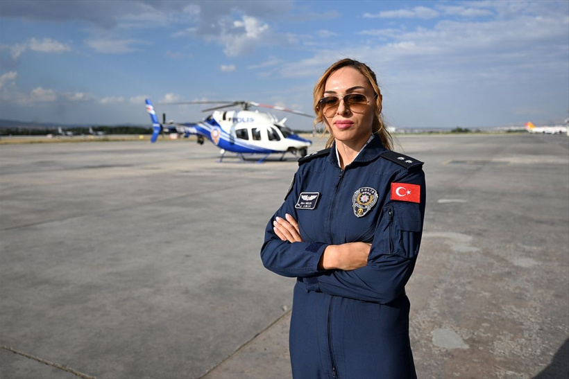 Emniyetin havadaki gözü Melek komiser her an göreve hazır - Resim: 3