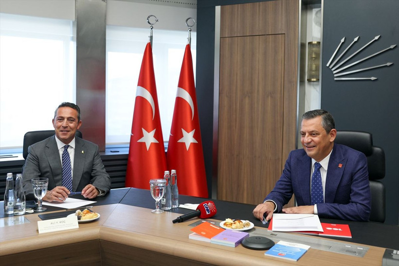 CHP Genel Başkanı Özgür Özel, Fenerbahçe Spor Kulübü Başkanı Koç ile görüştü - Resim: 4