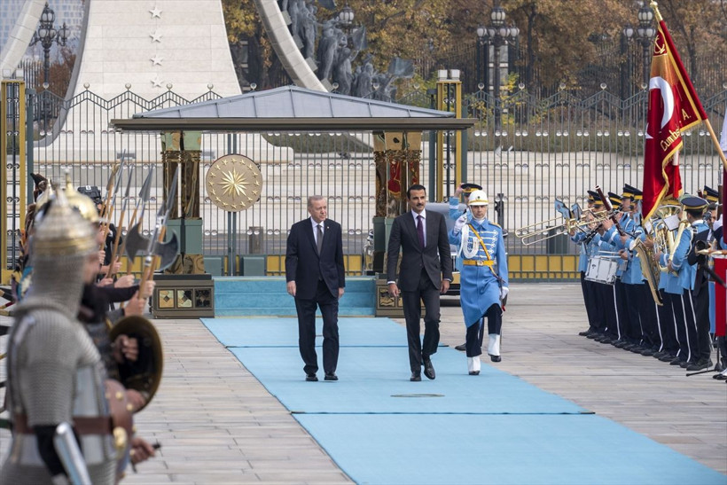 Cumhurbaşkanı Erdoğan, Katar Emiri Al Sani'yi resmi törenle karşıladı 9 yeni anlaşma imzalanacak - Resim: 2