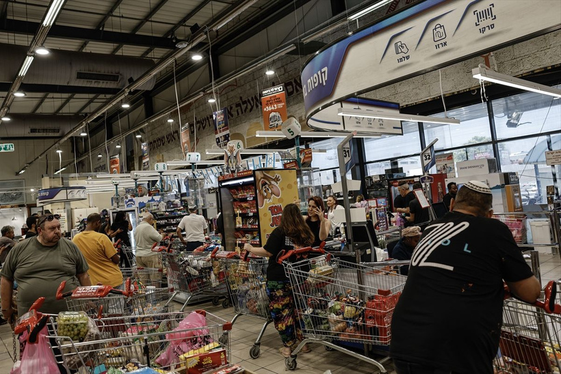 İsrail’de panik havası: Market rafları boşaldı - Resim: 1
