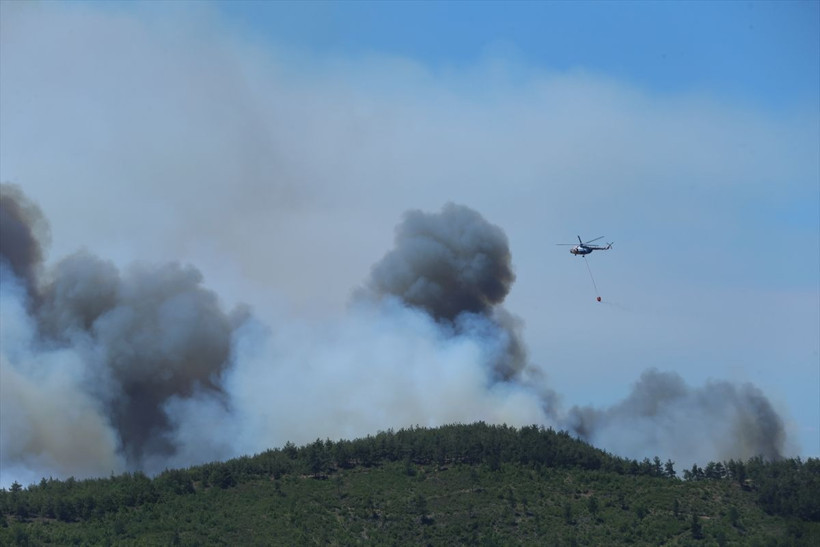 Alevler hızla ilerliyor 26 saattir yanıyor! Sakarya'daki yangın Bilecik'e sıçradı - Resim: 4