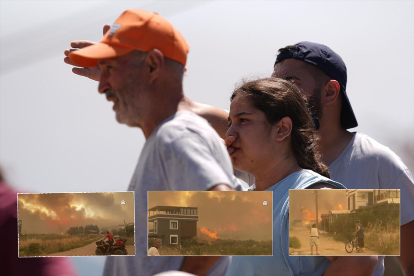 İzmir'de orman yangını! Yerleşim birimlerine sıçradı! Fırtına ekiplerin işini zorlaştırıyor - Resim: 2