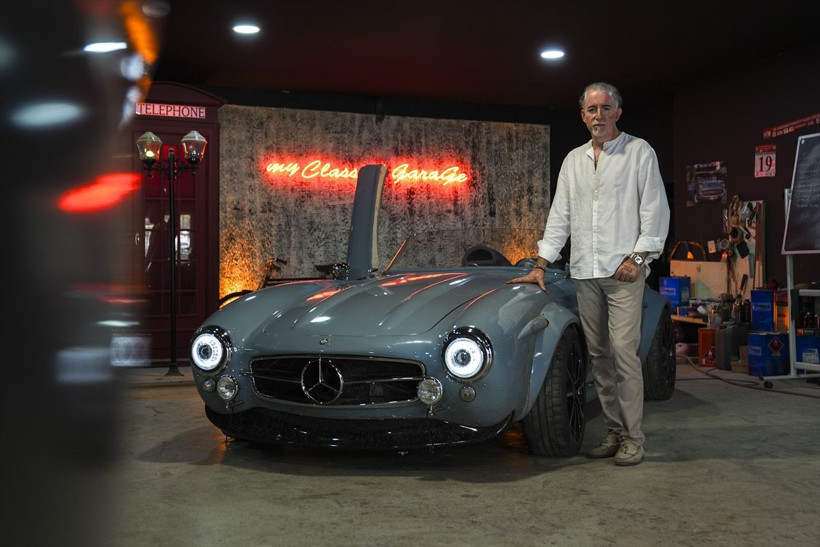 1954 model otomobile müthiş dokunuş! Yollara çıkmaya hazırlanıyor her detayı dikkat çekiyor - Resim: 1