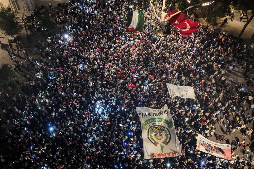 İstanbul’dan Gazze’ye dayanışma: "Umut Işığı Ol" yürüyüşü - Resim: 1
