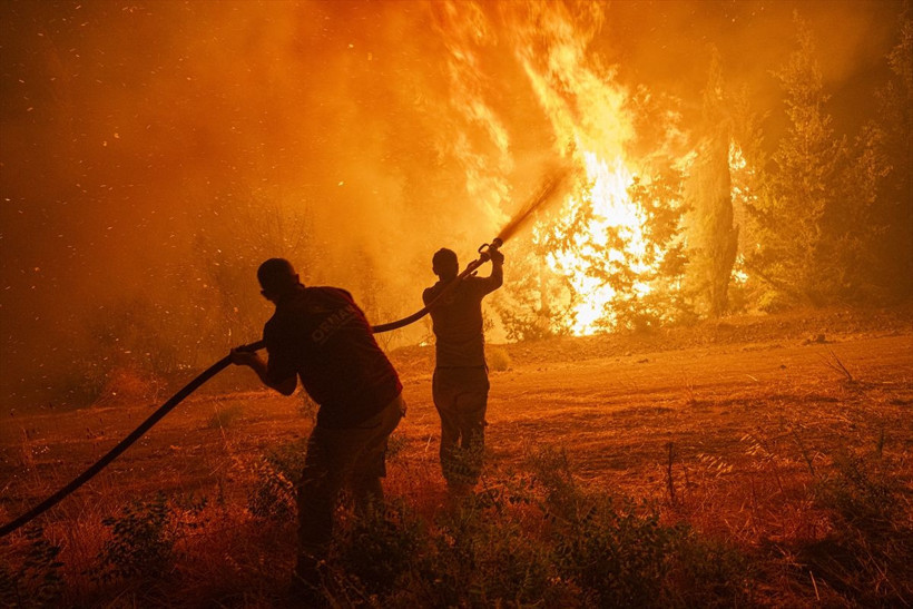 Çanakkale'de orman yangını felaketi 2 bin 90 kişi tahliye edildi 1 köy boşaltıldı 77 kişi ise... - Resim: 3