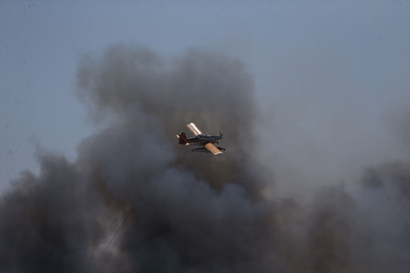 Çanakkale'de orman yangını çıktı! Rüzgar çok fena alevler köylere ilerliyor - Resim: 3