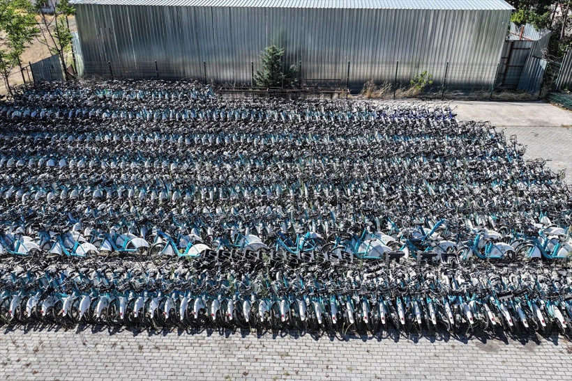 İstanbullunun vazgeçilmeziydi! İSBİKE'nin bisikletleri hurdalık alanda çürüyor! - Resim: 2