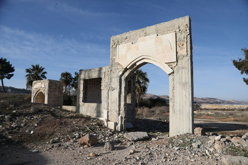 YPG işgalinden kurtarılan Süleyman Şah Türbesi havadan görüntüledi - Resim: 4