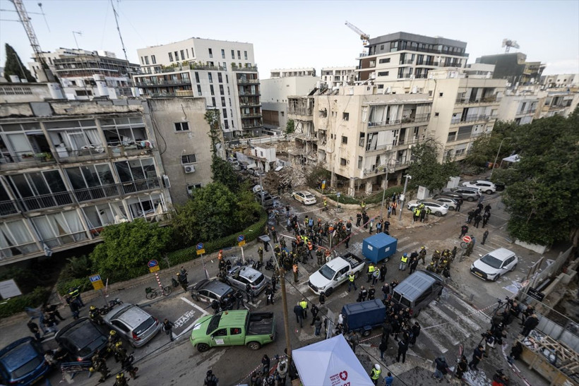 İran vurdu Tel Aviv savaş alanına döndü! Yaralılar var - Resim: 8