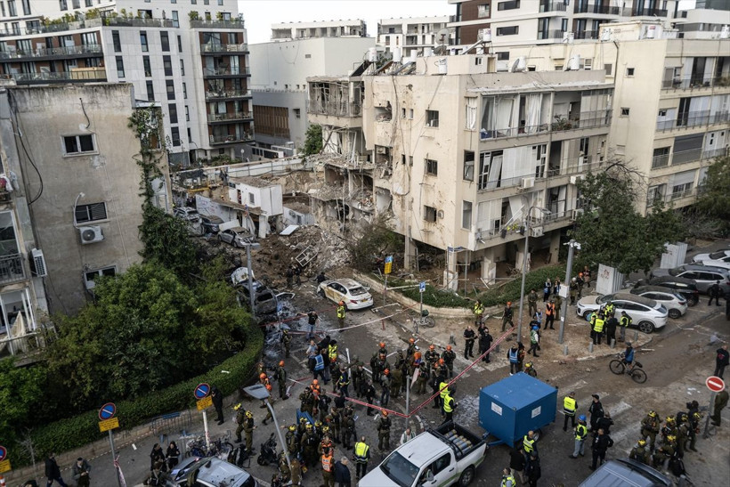 İran vurdu Tel Aviv savaş alanına döndü! Yaralılar var - Resim: 6