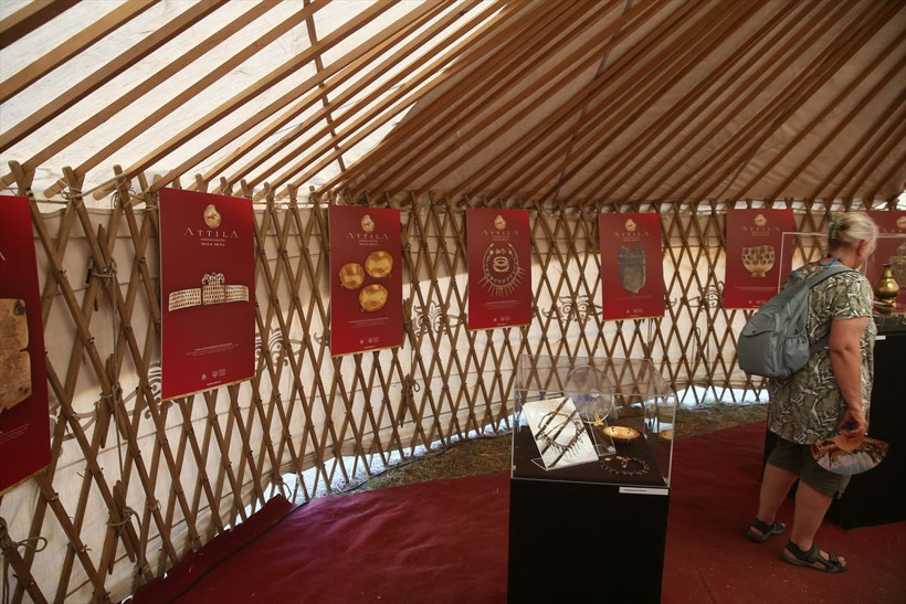 Macaristan'da Büyük Hun-Türk Kurultayı'ndaki "Atilla Çadırı" büyük ilgi gördü - Resim: 7