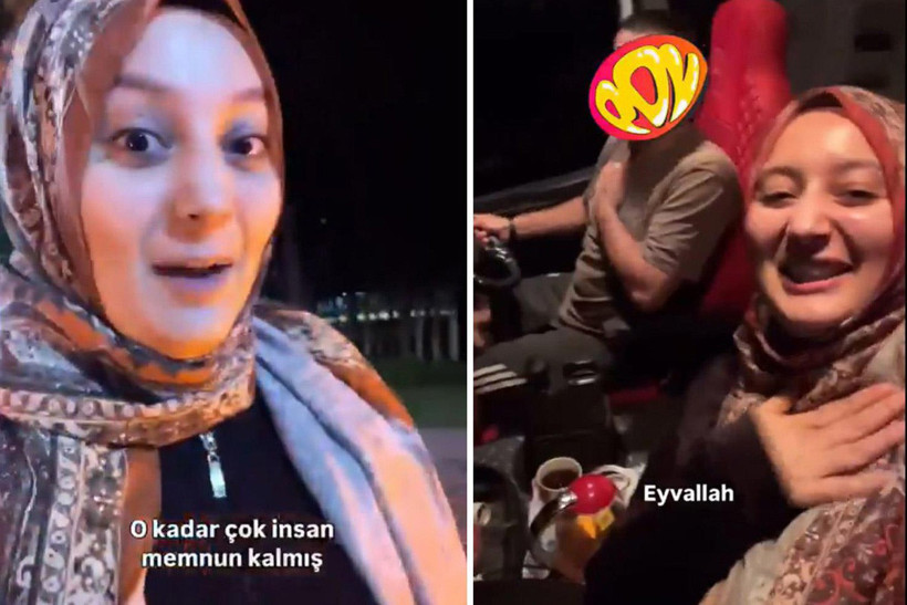 Genç kadın otostop çekip tıra bindi! Videosu sosyal medyayı salladı, tepkilere sessiz kalmadı - Resim: 5