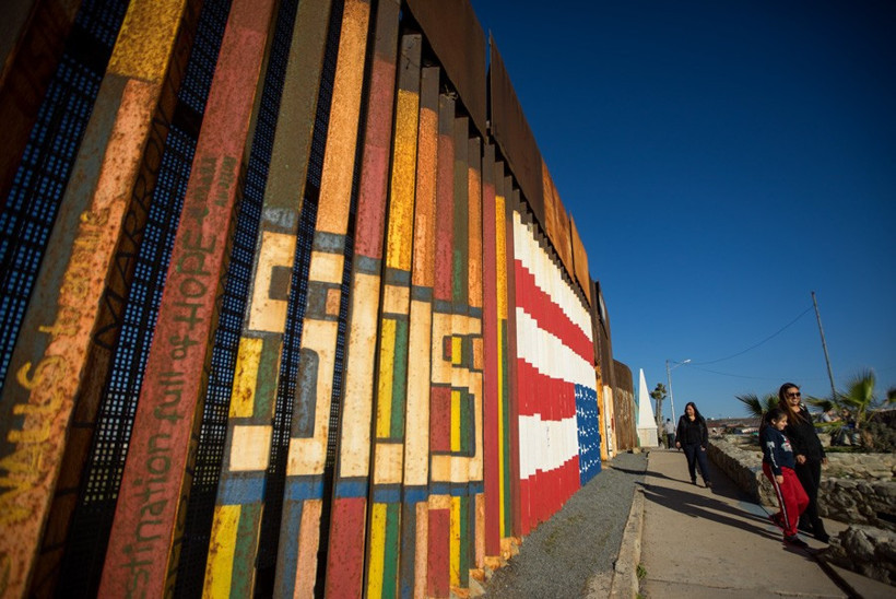 Duvar örülmesi planlanan Meksika sınırından özel fotoğraflar - Resim: 1