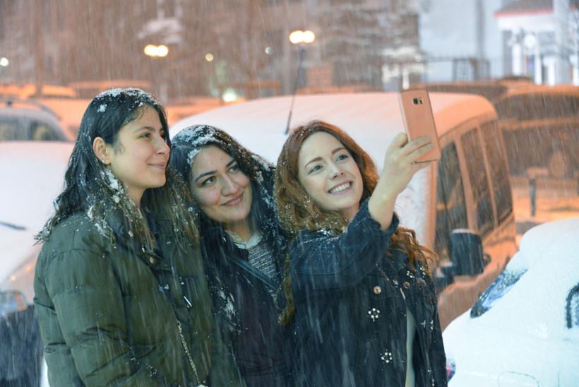 Nisan ayında kış Kars ve Erzurum'a geri geldi - Resim: 1