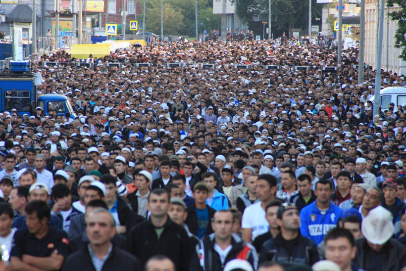 Moskova'da bayram böyle karşılandı - Resim: 3