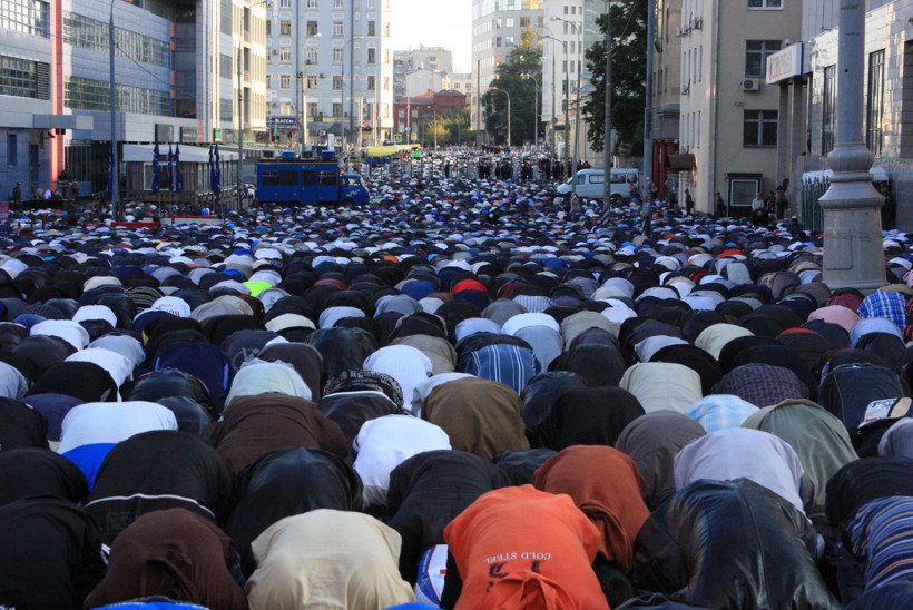 Moskova'da bayram böyle karşılandı - Resim: 4