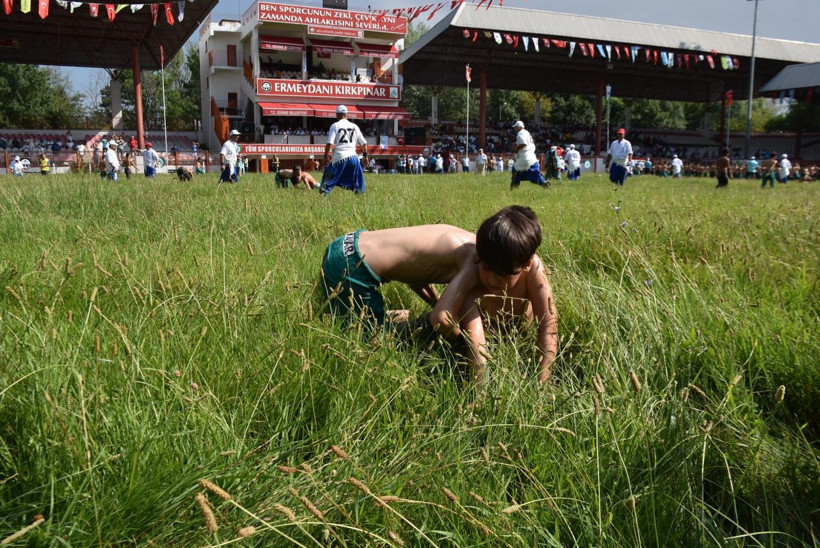 Kırkpınar'da çayıra çıkan çocukların hayali başpehlivan olmak - Resim: 4