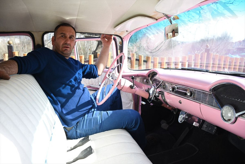 Bartın'da 3 klasik otomobili yeniledi bakan bir daha baktı - Resim: 3